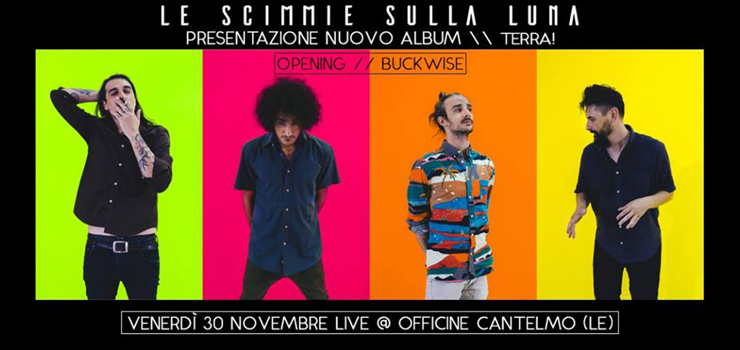 Le Scimmie Sulla Luna // "Terra!" release party //