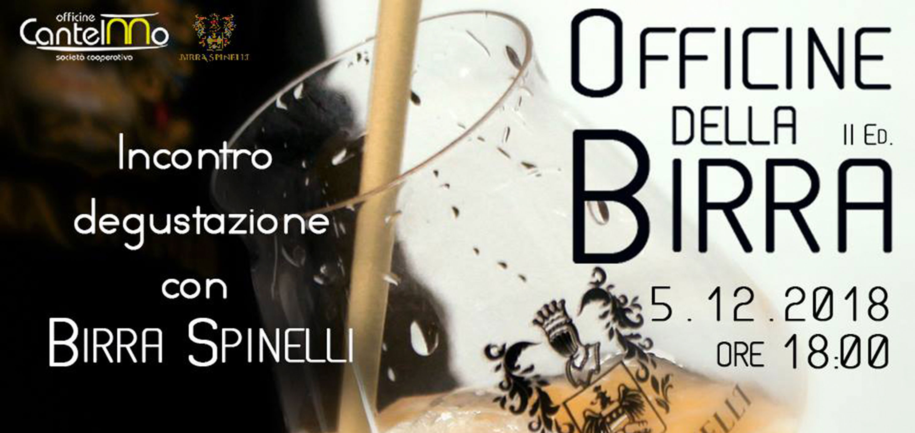 Officine della Birra incontro degustazione con Birra Spinelli