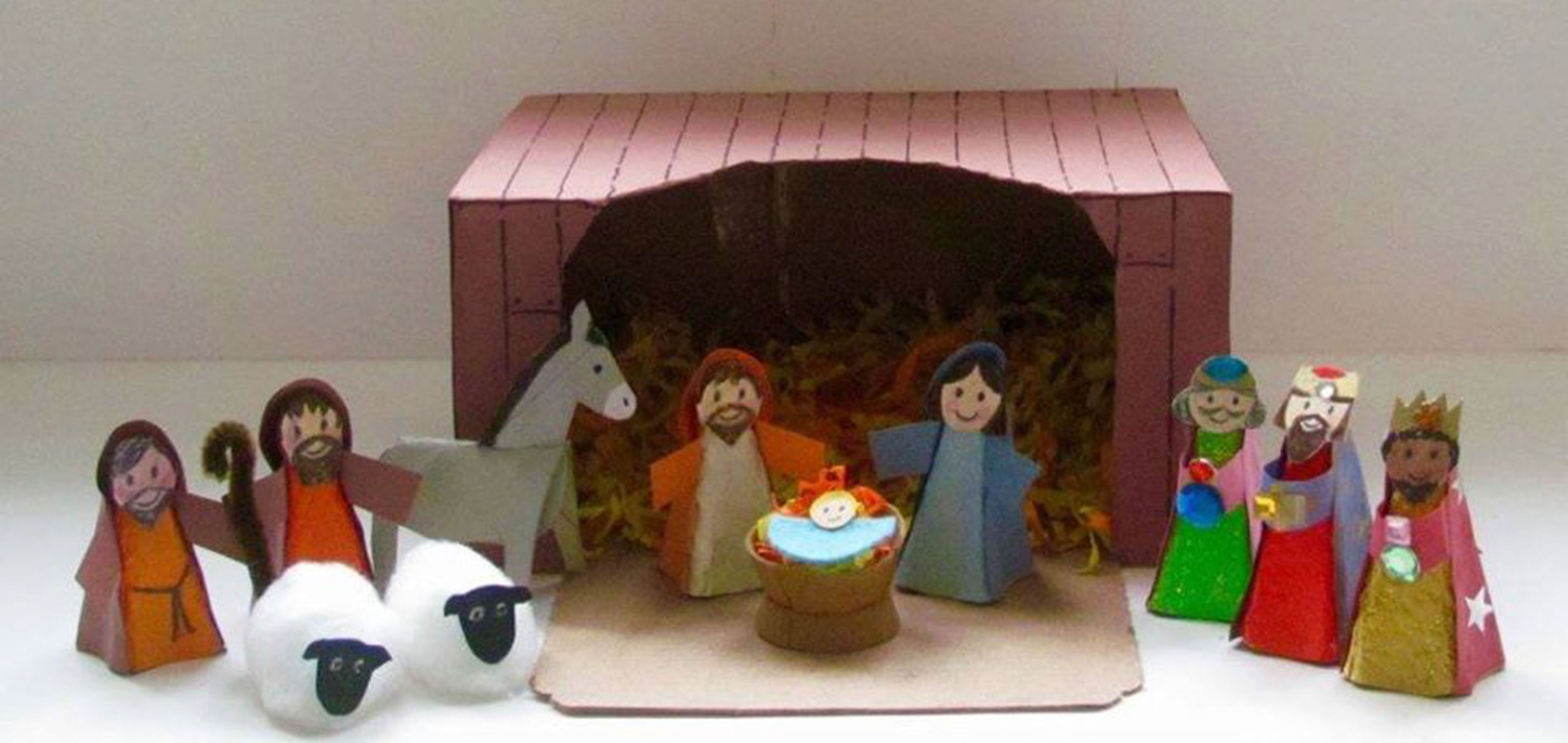 Il presepe in scatola - Laboratorio di arte ricreativa