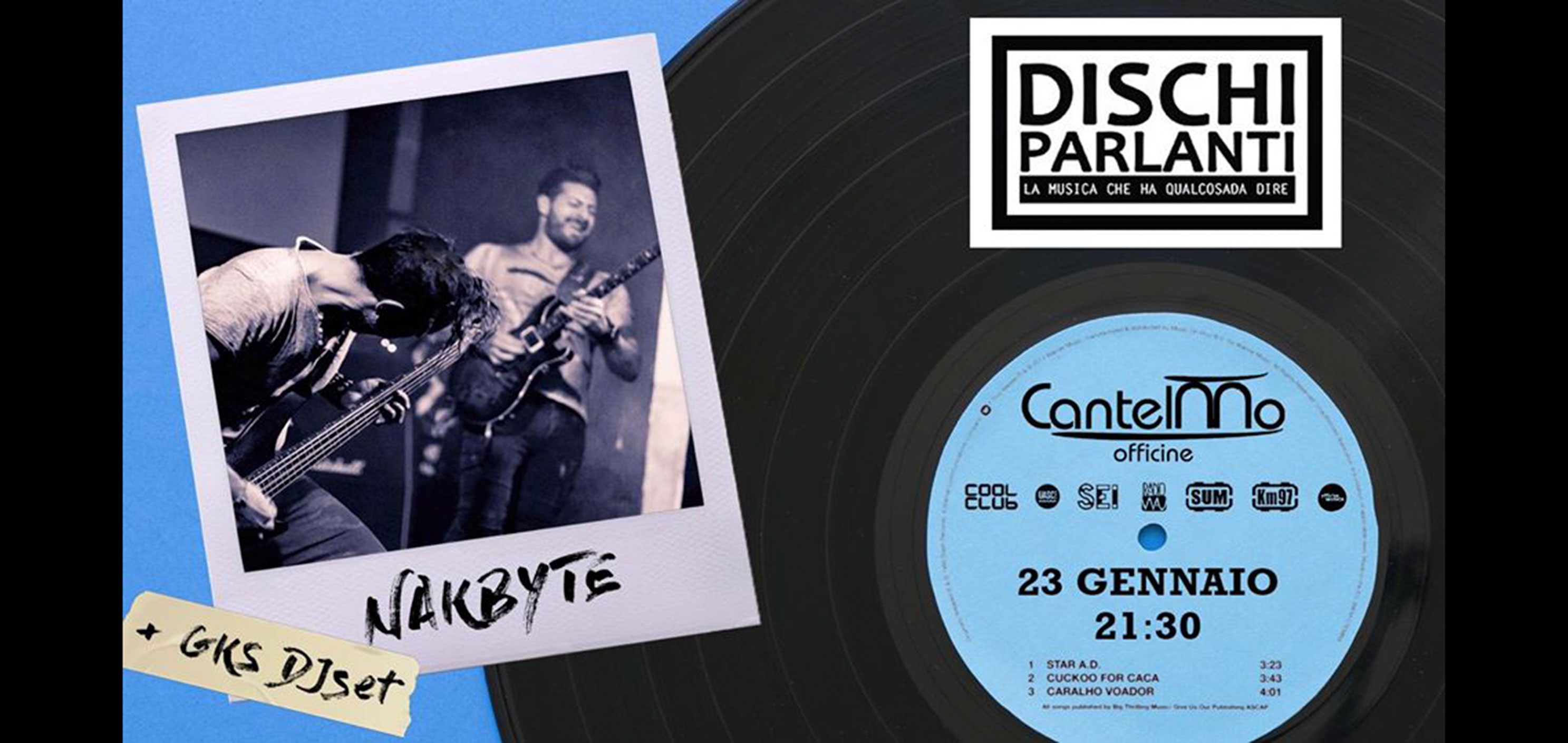 Dischi Parlanti - Aperitivo Universitario + Nakbyte in concerto