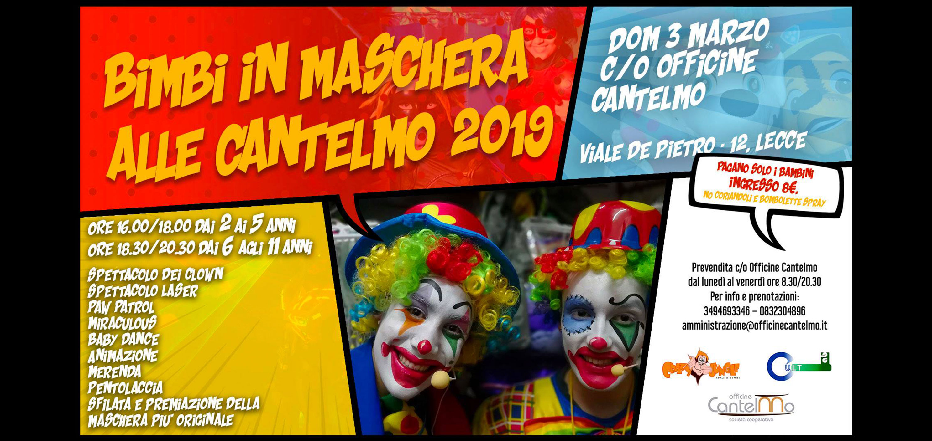 Bimbi in maschera alle Cantelmo 2019